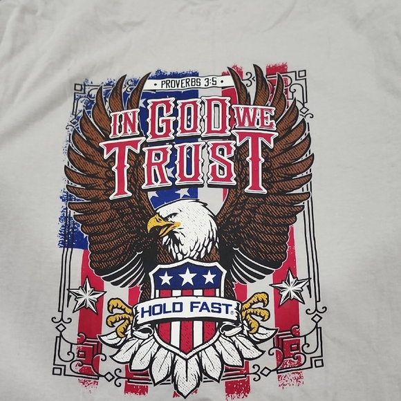 Light Gray Oversized Short Sleeve Tee with Black Crew Neck and Red Graphic - Picture 8 of 10